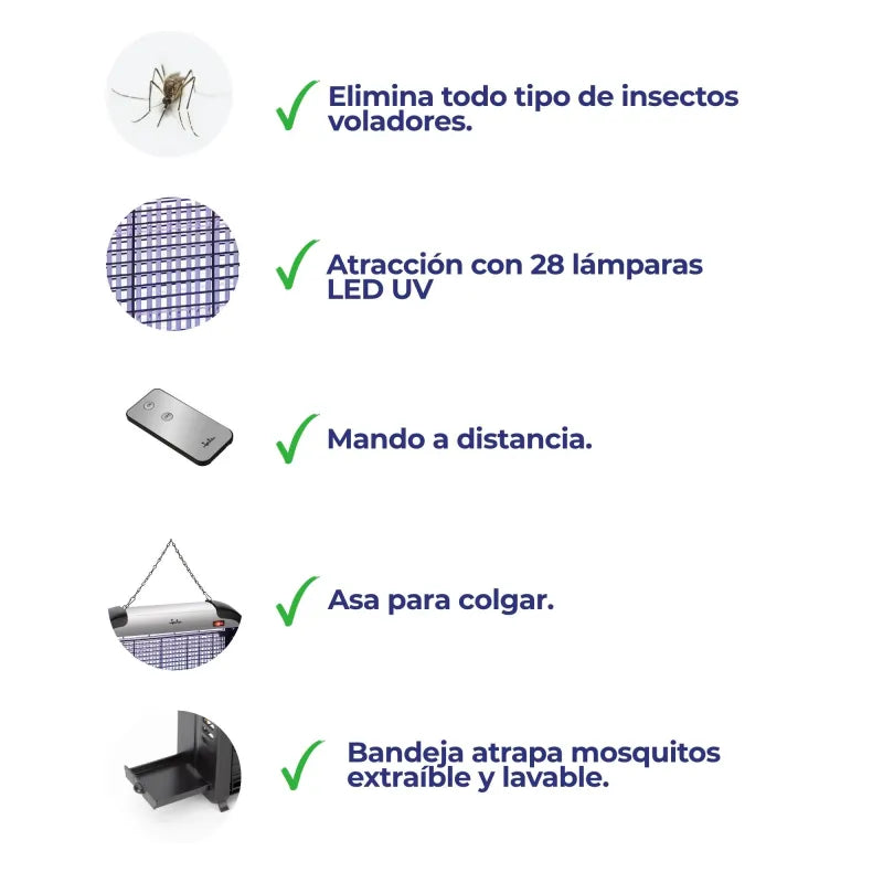 Anti Mosquitos Eléctrico Jata con Control Remoto