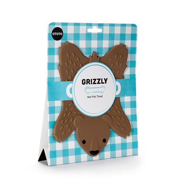 Bajo Plato Grizzly Marrón