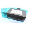 Depósito mixto para robot aspirador Conga 5090, accesorio azul y negro, vista lateral