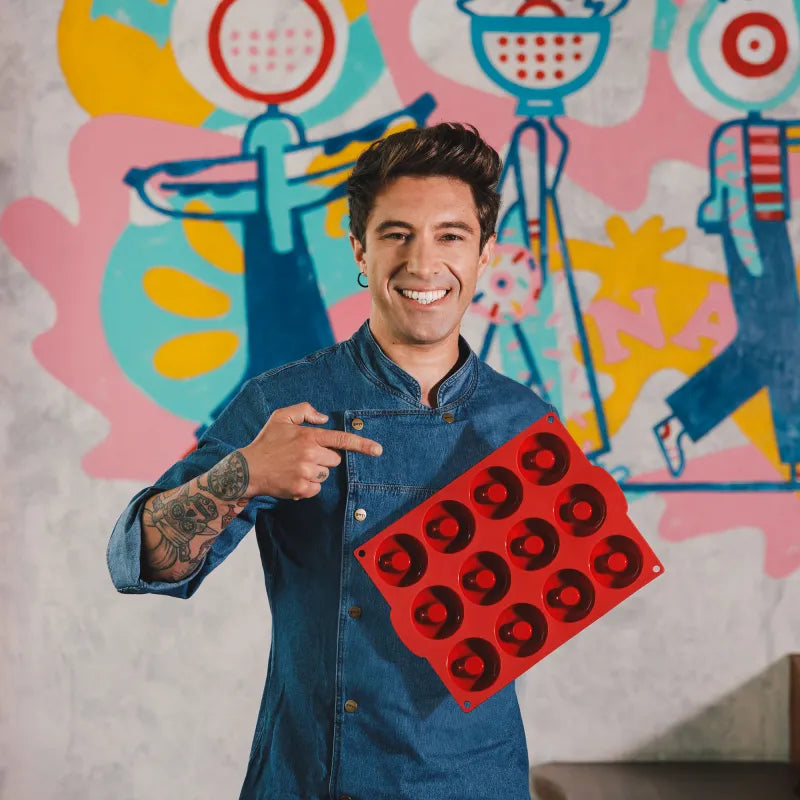Moldes De Cocina Donuts Chef Bosquet (12 Cavidades)