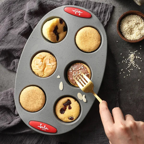 Molde de Silicona Platino para Muffins y Magdalenas Jata
