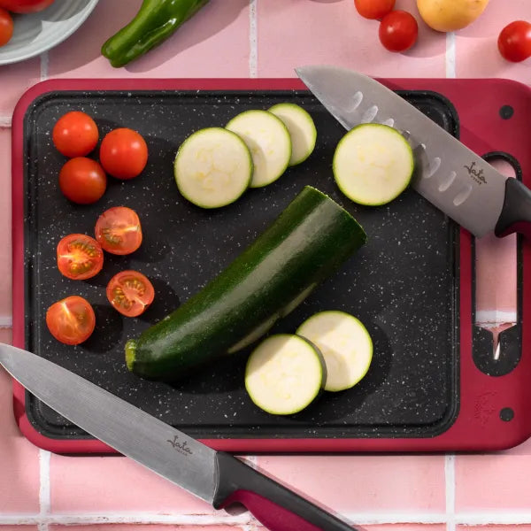 Set de 2 Cuchillos de Cocina Santoku