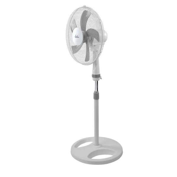 Ventilador de Pie 5 Aspas Blanco 50W
