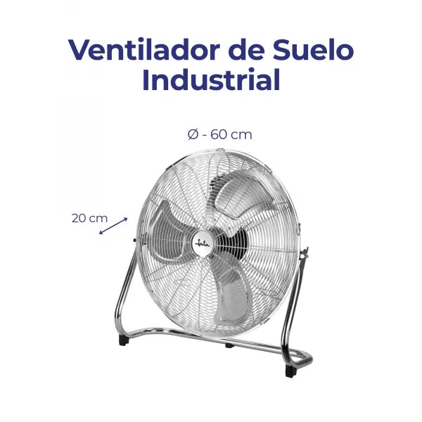 Ventilador de Suelo Industrial Jata 120W