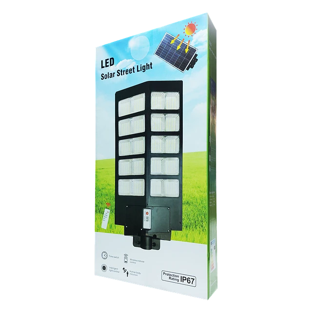 Foco Led de Exterior con Panel solar 1000W - 6500K - IP67 - Control Remoto