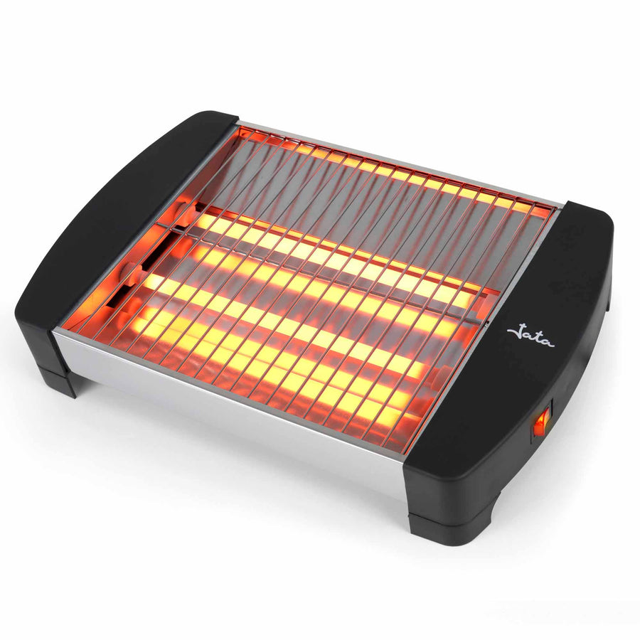 Tostador Horizontal Jata JETT1587 – Acero Inoxidable y Doble Barra de Cuarzo
