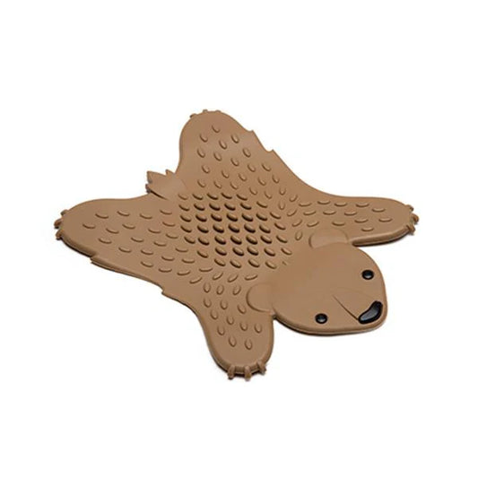Bajo Plato Grizzly Marrón