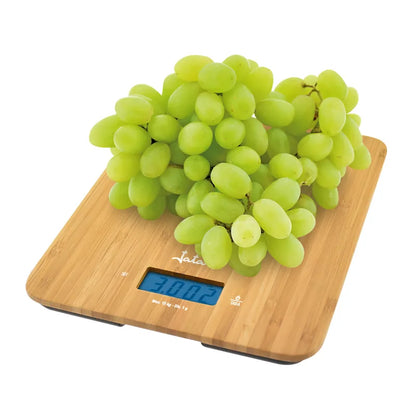 Balanza de Cocina Electrónica de Bambú - Total home Chile