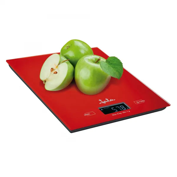 Balanza de Cocina Electrónica Roja Jata