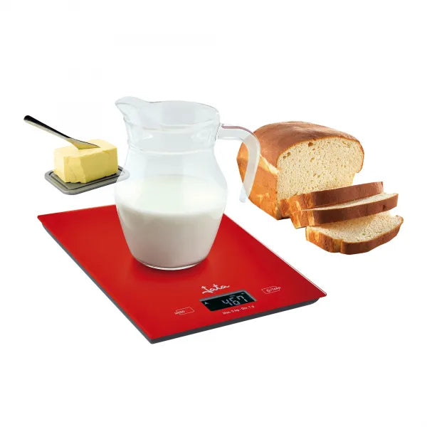 Balanza de Cocina Electrónica Roja Jata