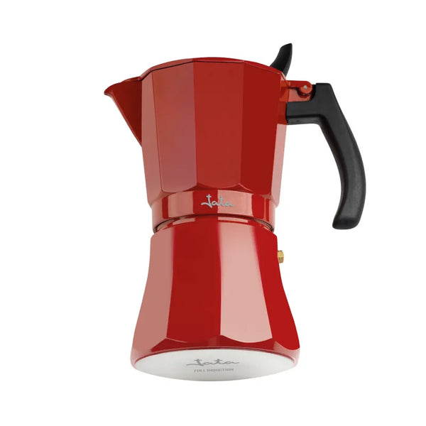 Cafetera Italiana Inducción Roja Jata Vulcano HCAF2006 (6 Tazas)