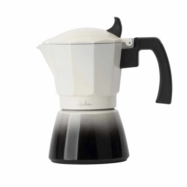 Cafetera Italiana Inducción Bicolor Jata HCAF2406 (6 Tazas)