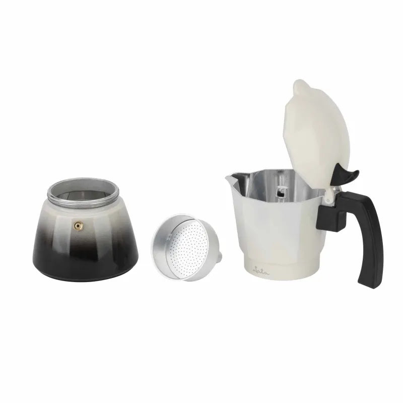 Cafetera Italiana Inducción Bicolor Jata HCAF2406 (6 Tazas)