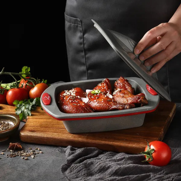 Molde de Silicona con Tapa Apto para Hornear Jata - Total home Chile