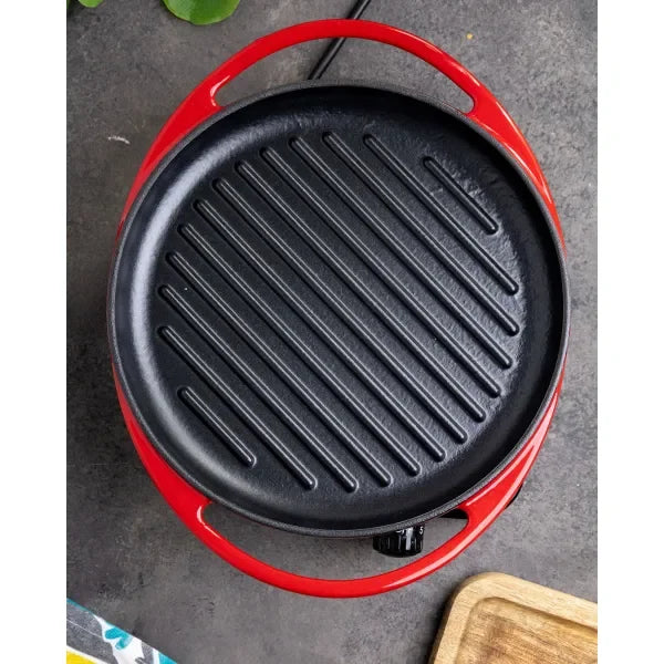 Parrilla Grill Redonda de Hierro Fundido Jata Fogo 25 - Hierro Fundido Genuino