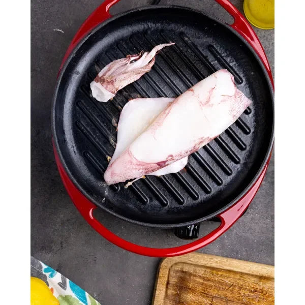 Parrilla Grill Redonda de Hierro Fundido Jata Fogo 25 - Hierro Fundido Genuino