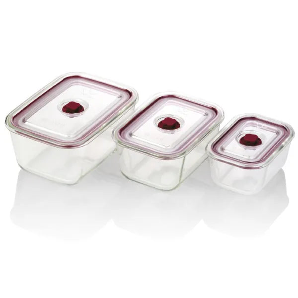 Recipientes de Vidrio para Selladora (Set de 3)