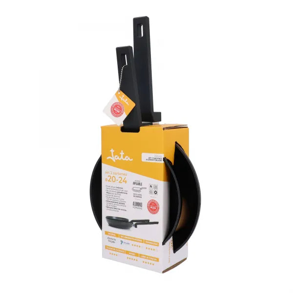 Cocina Eléctrica de Inducción Jata con 2 Sartenes Antiadherentes | Pack Completo