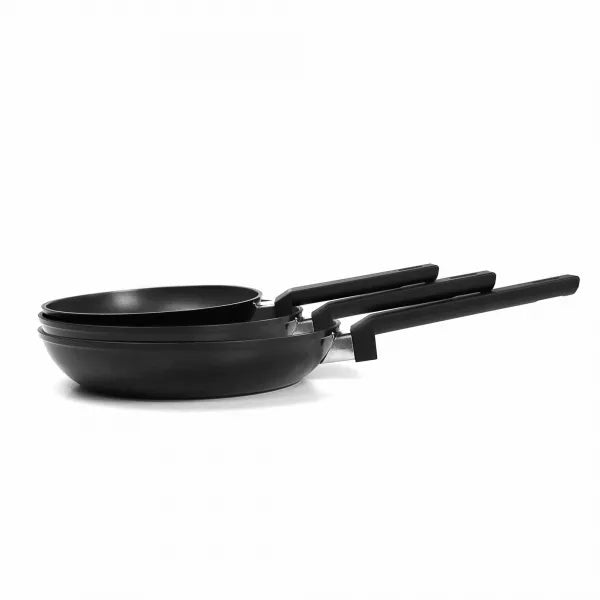 Set de 3 Sartenes Aluminio Forjado