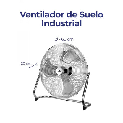 Ventilador de Suelo Industrial Jata 120W - Total home Chile